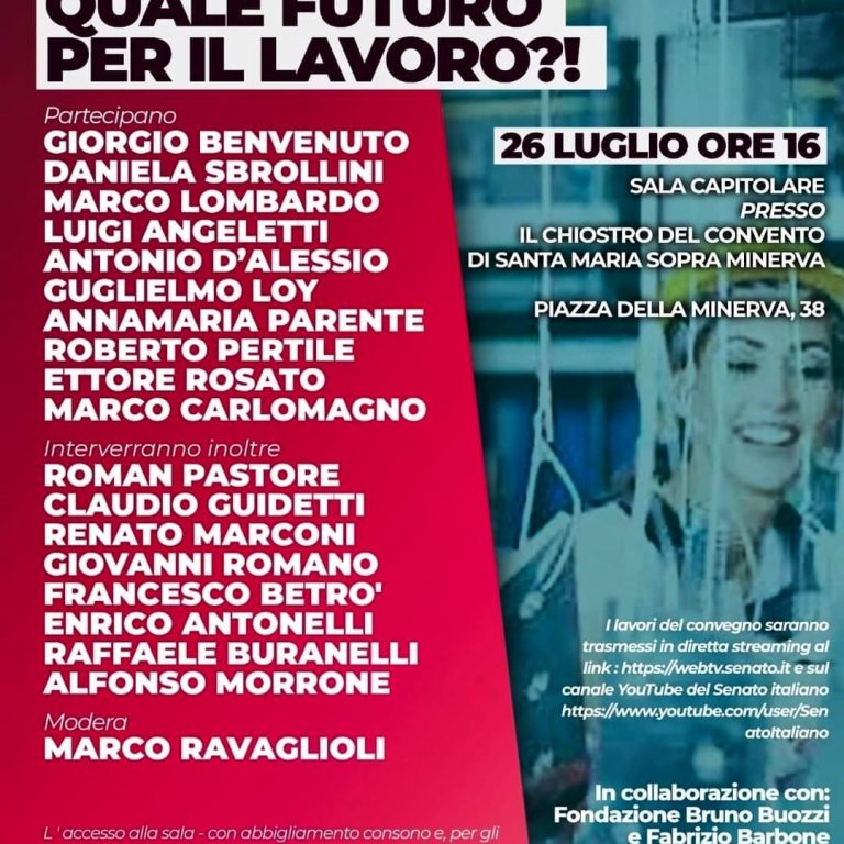 “Quale futuro per il lavoro?!”: grande successo a Roma per il convegno