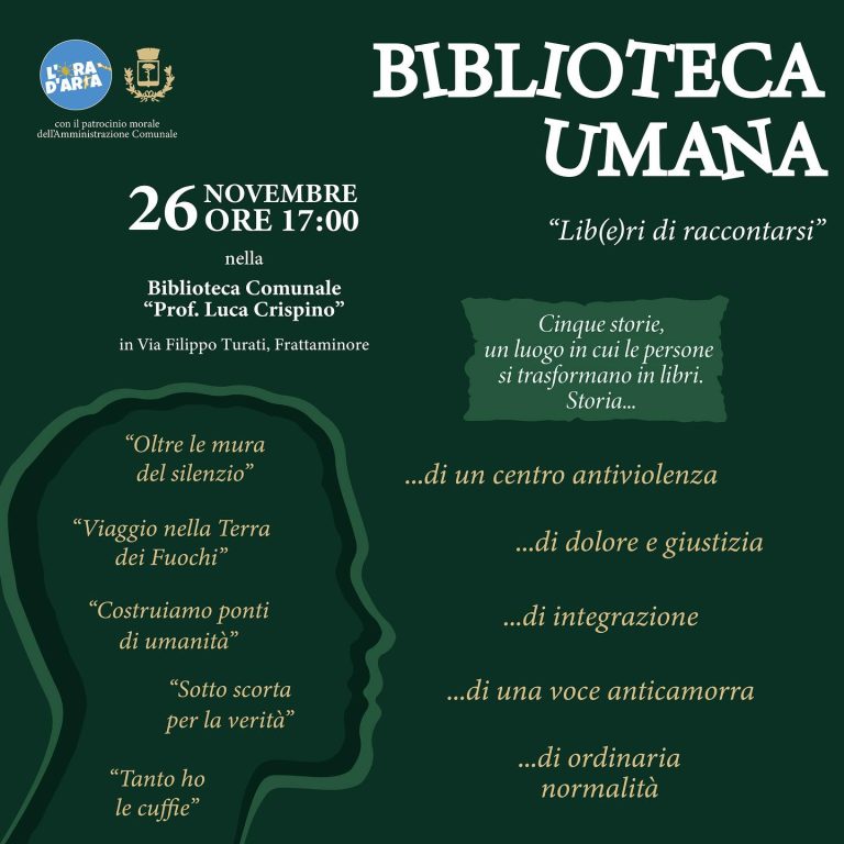 Caleidoscopio Umano a Frattaminore: L’Iniziativa della Biblioteca Umana