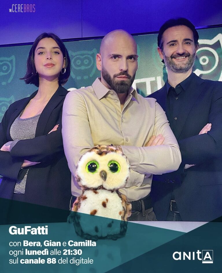 Tornano in tv i The CereBros con il nuovo programma “GuFatti”